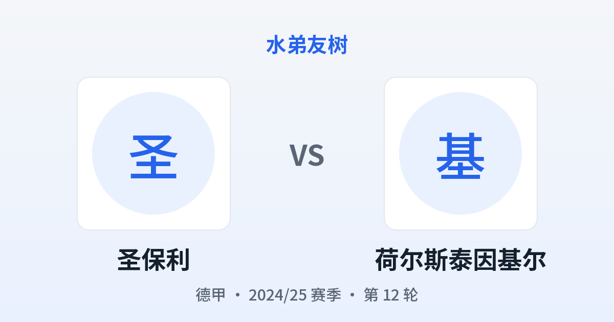 圣保利 vs 荷尔斯泰因基尔 对阵分享图