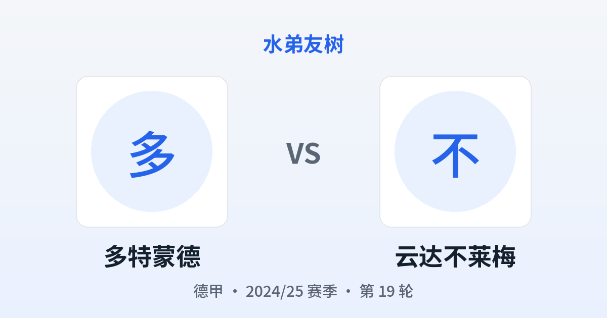 多特蒙德 vs 云达不莱梅 对阵分享图