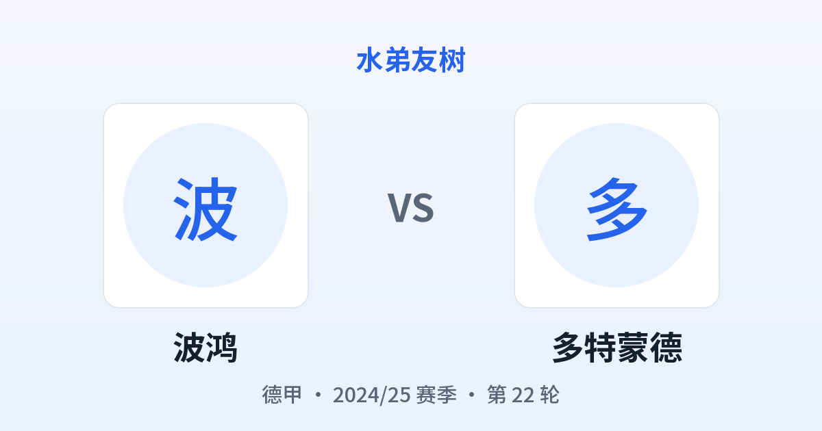 波鸿 vs 多特蒙德 对阵分享图