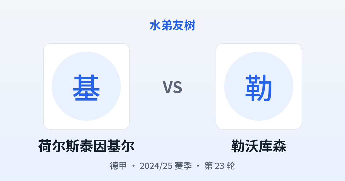 荷尔斯泰因基尔 vs 勒沃库森 对阵分享图