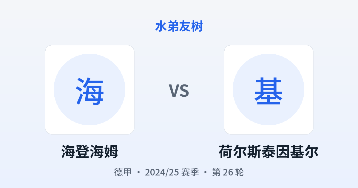 海登海姆 vs 荷尔斯泰因基尔 对阵分享图