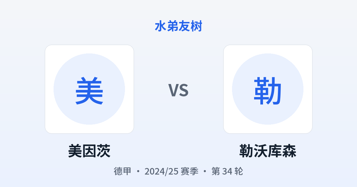 美因茨 vs 勒沃库森 对阵分享图