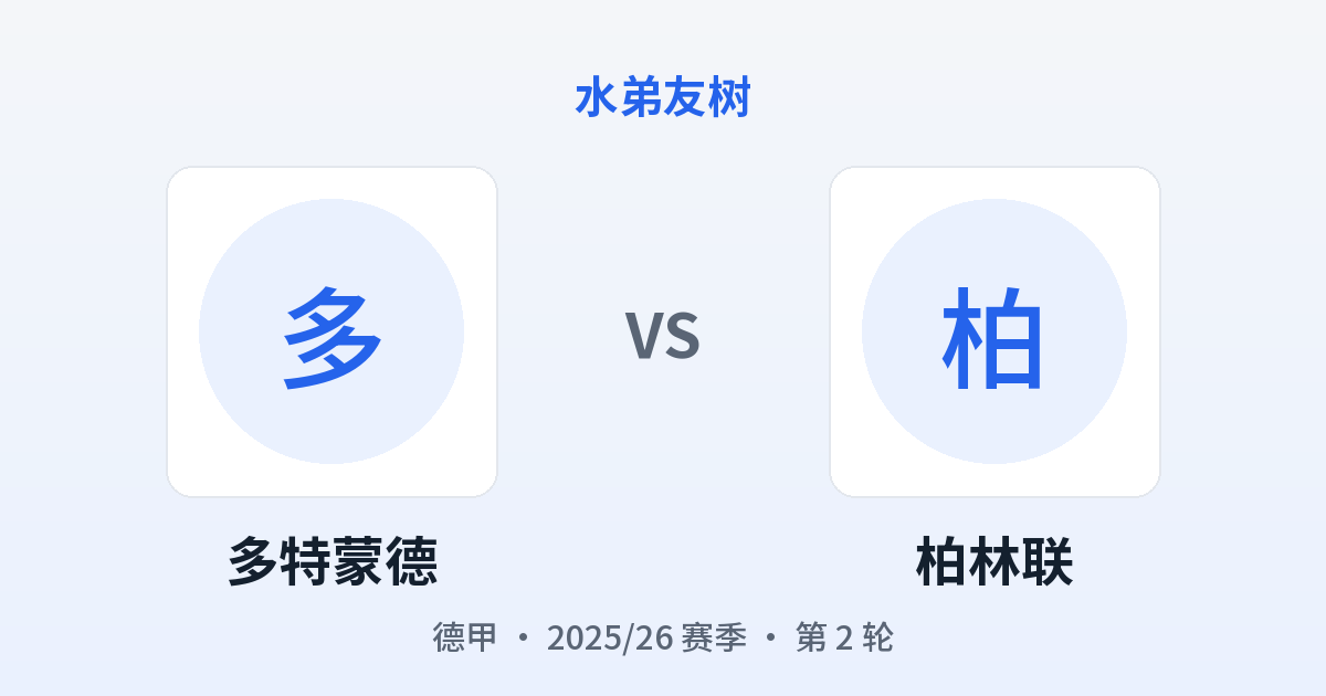 多特蒙德 vs 柏林联 对阵分享图