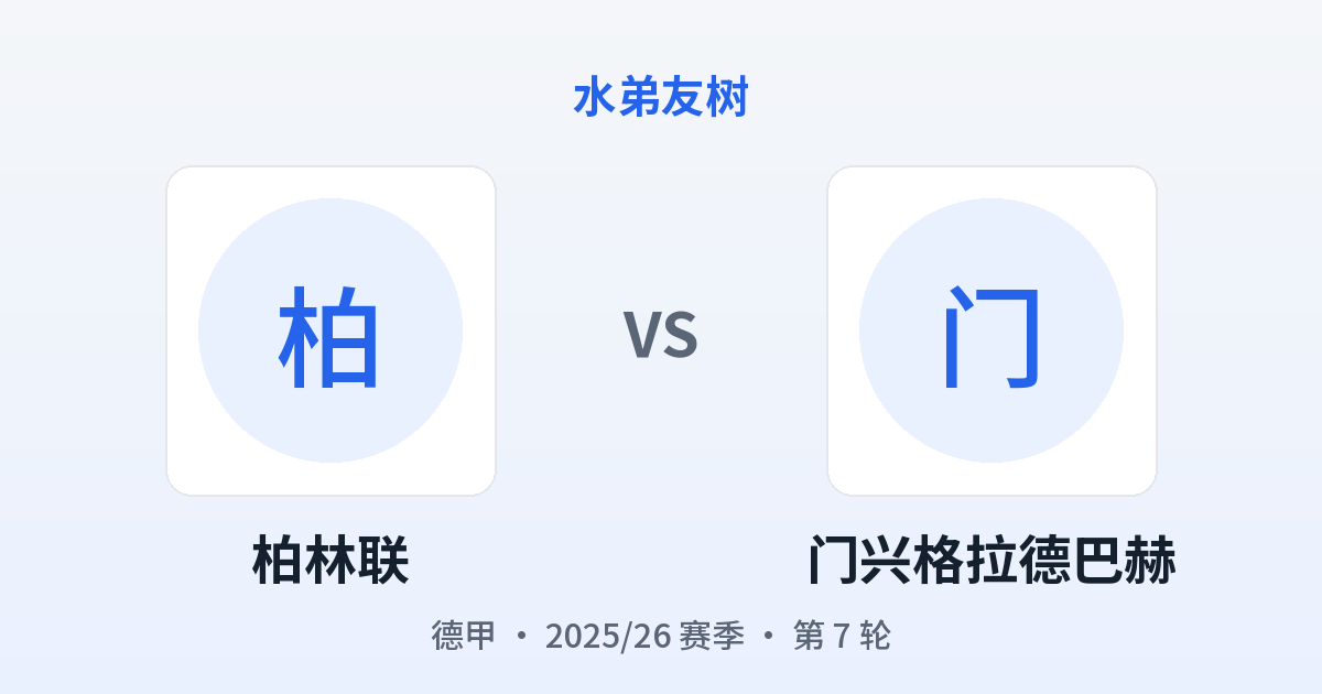 柏林联 vs 门兴格拉德巴赫 对阵分享图