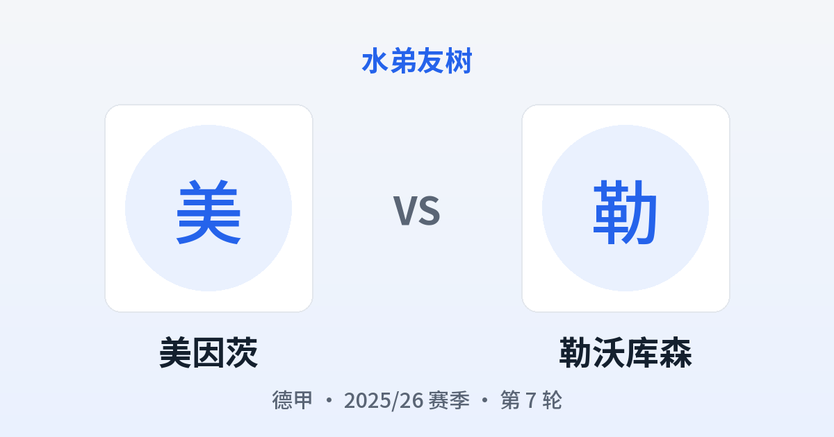 美因茨 vs 勒沃库森 对阵分享图