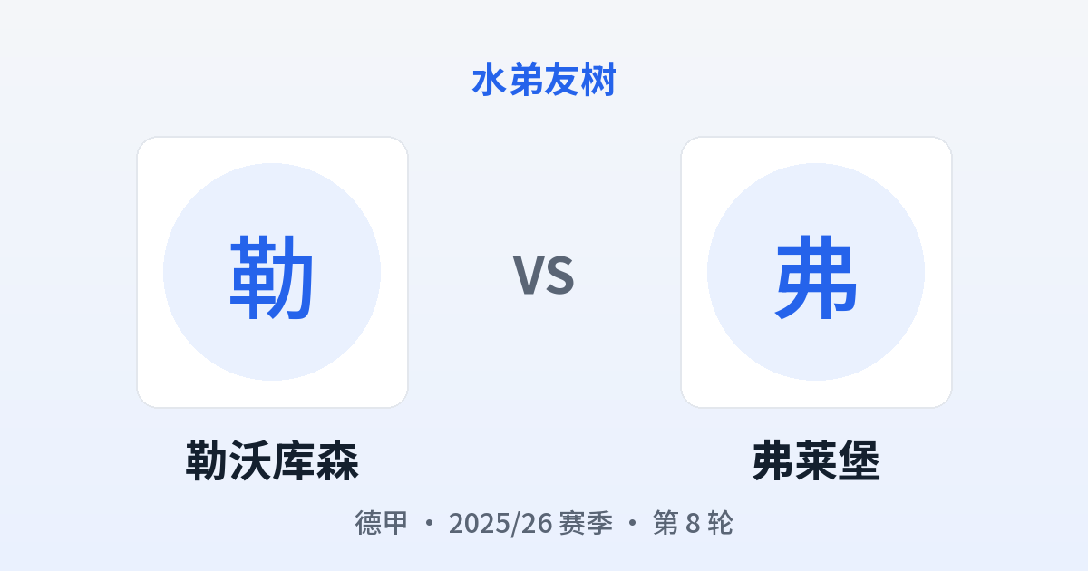 勒沃库森 vs 弗莱堡 对阵分享图