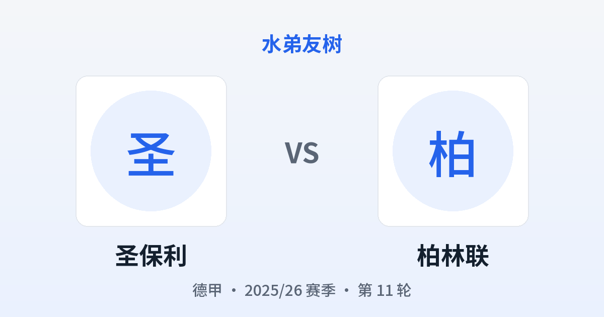 圣保利 vs 柏林联 对阵分享图