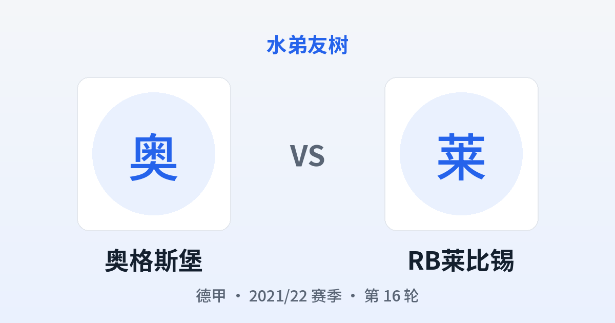 奥格斯堡 vs RB莱比锡 对阵分享图
