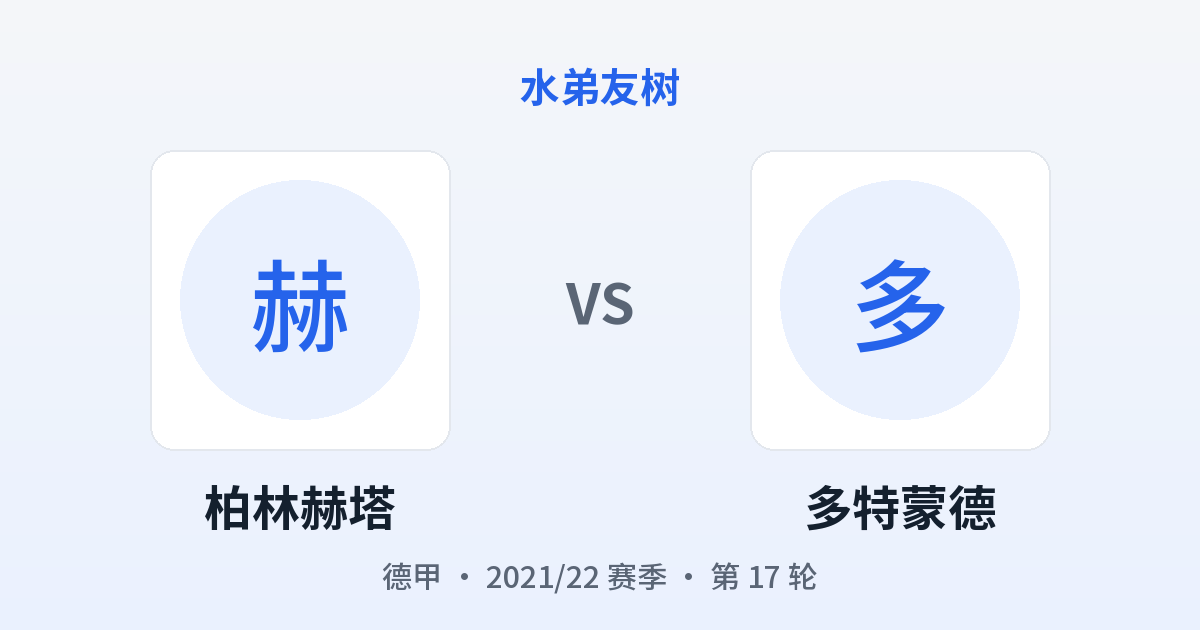 柏林赫塔 vs 多特蒙德 对阵分享图