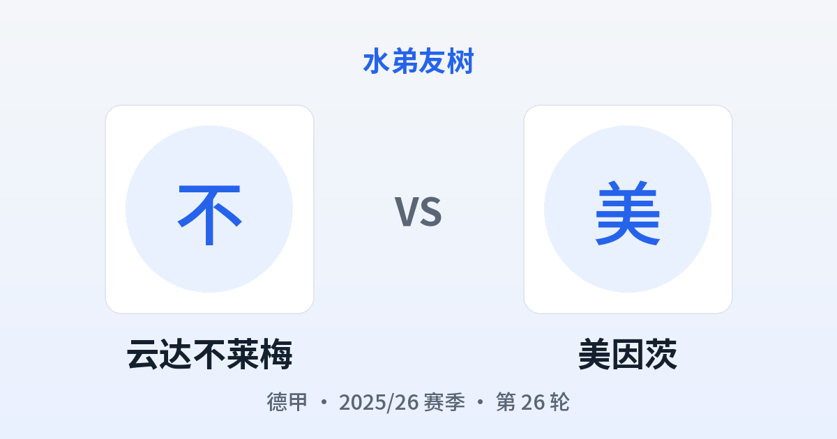 云达不莱梅 vs 美因茨 对阵分享图