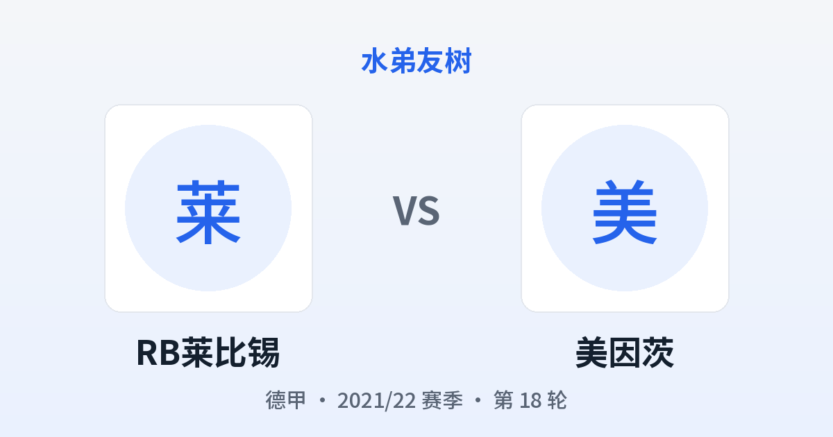 RB莱比锡 vs 美因茨 对阵分享图