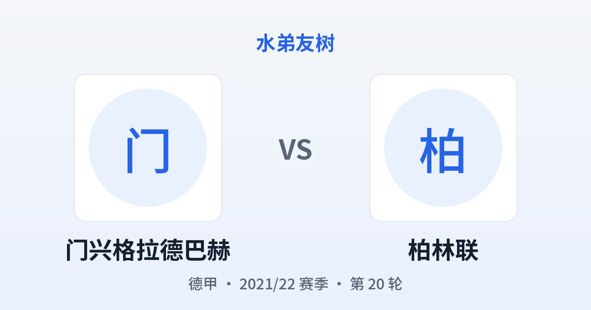 门兴格拉德巴赫 vs 柏林联 对阵分享图