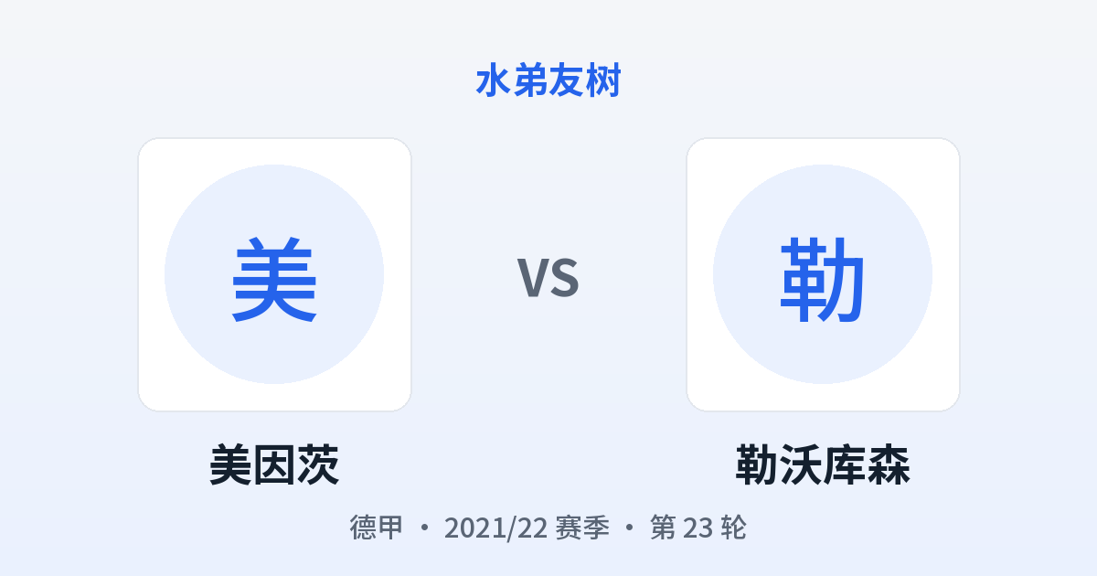 美因茨 vs 勒沃库森 对阵分享图