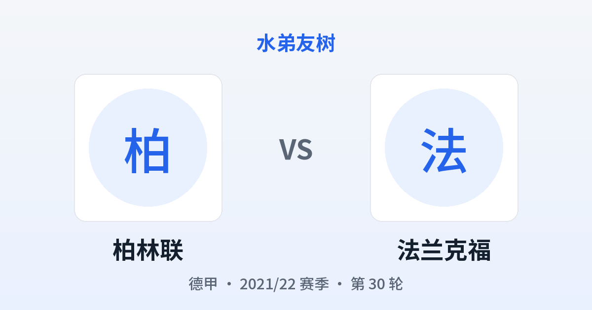 柏林联 vs 法兰克福 对阵分享图