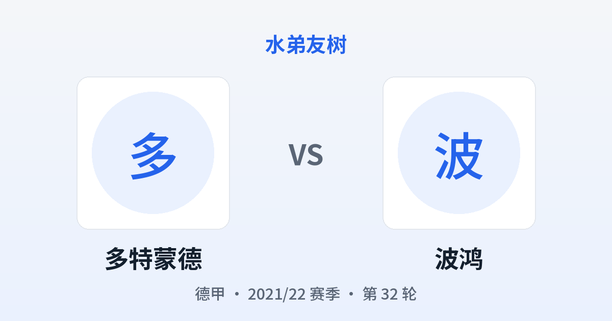 多特蒙德 vs 波鸿 对阵分享图