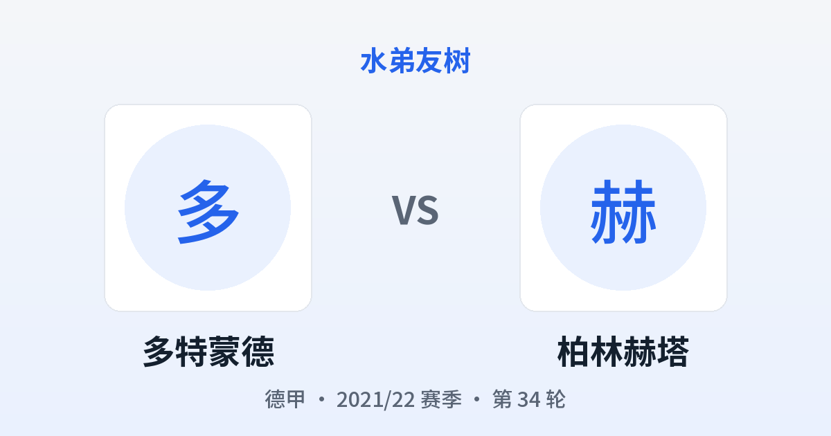 多特蒙德 vs 柏林赫塔 对阵分享图