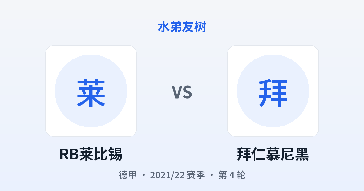 RB莱比锡 vs 拜仁慕尼黑 对阵分享图
