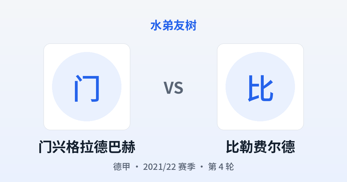 门兴格拉德巴赫 vs 比勒费尔德 对阵分享图