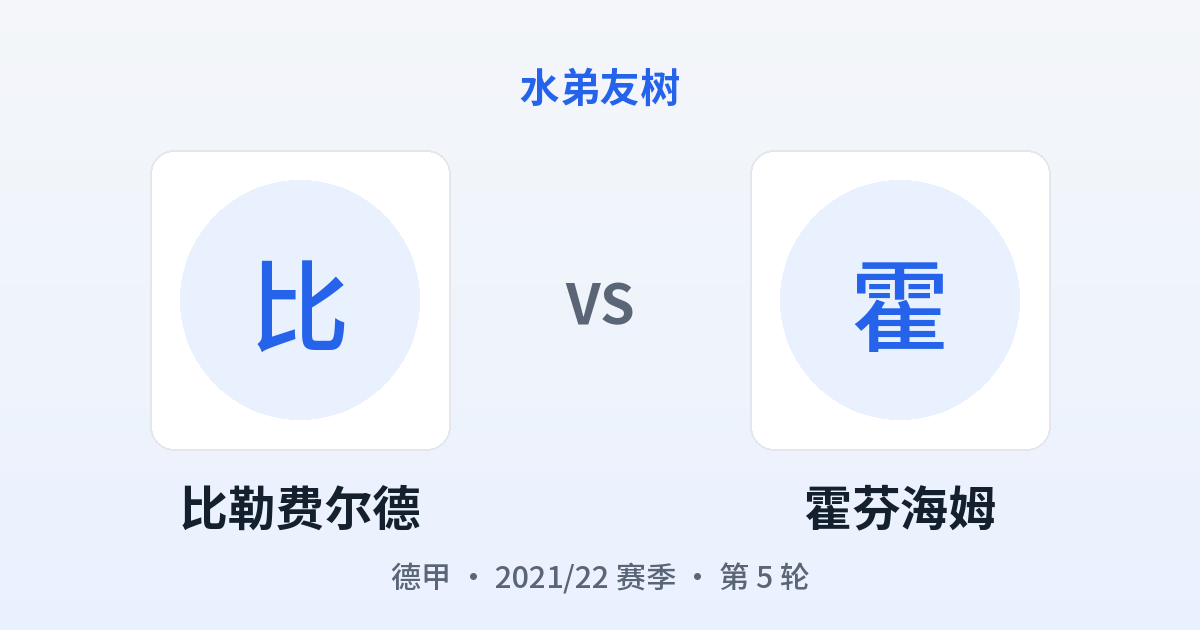 比勒费尔德 vs 霍芬海姆 对阵分享图