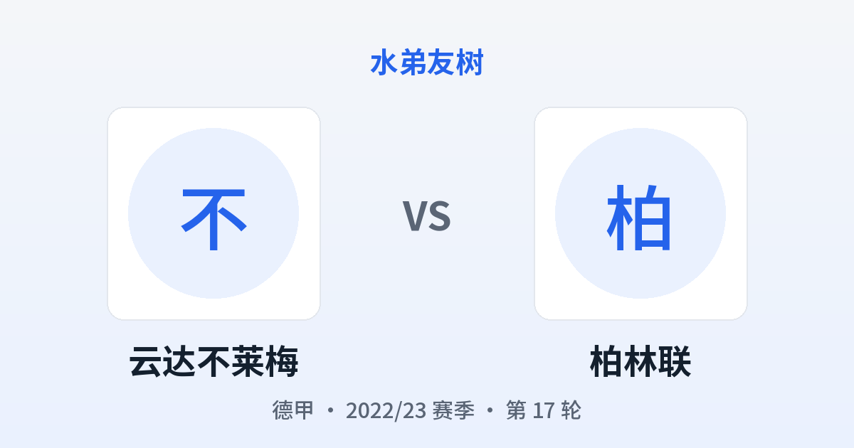 云达不莱梅 vs 柏林联 对阵分享图