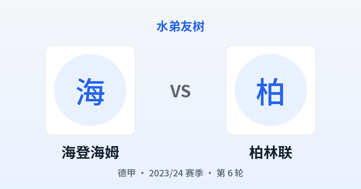 海登海姆 vs 柏林联 对阵分享图