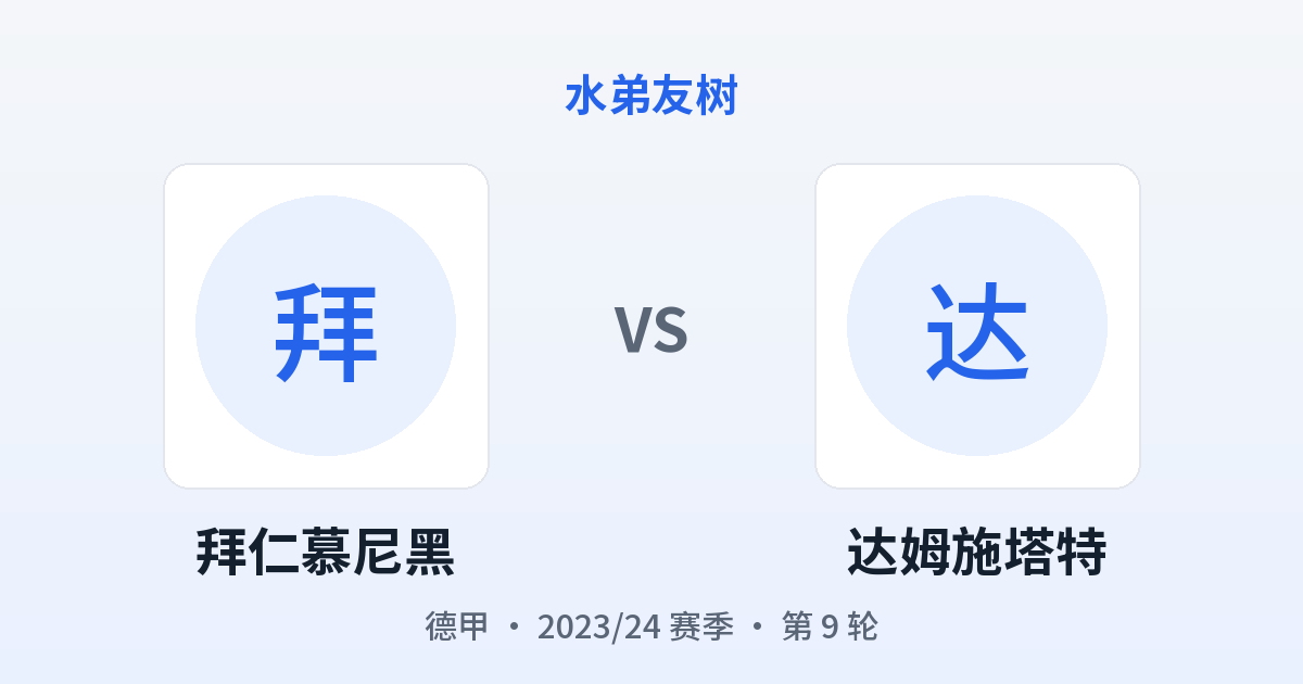 拜仁慕尼黑 vs 达姆施塔特 对阵分享图