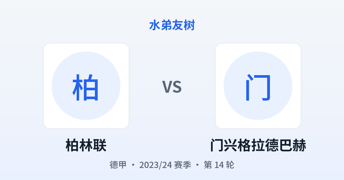 柏林联 vs 门兴格拉德巴赫 对阵分享图