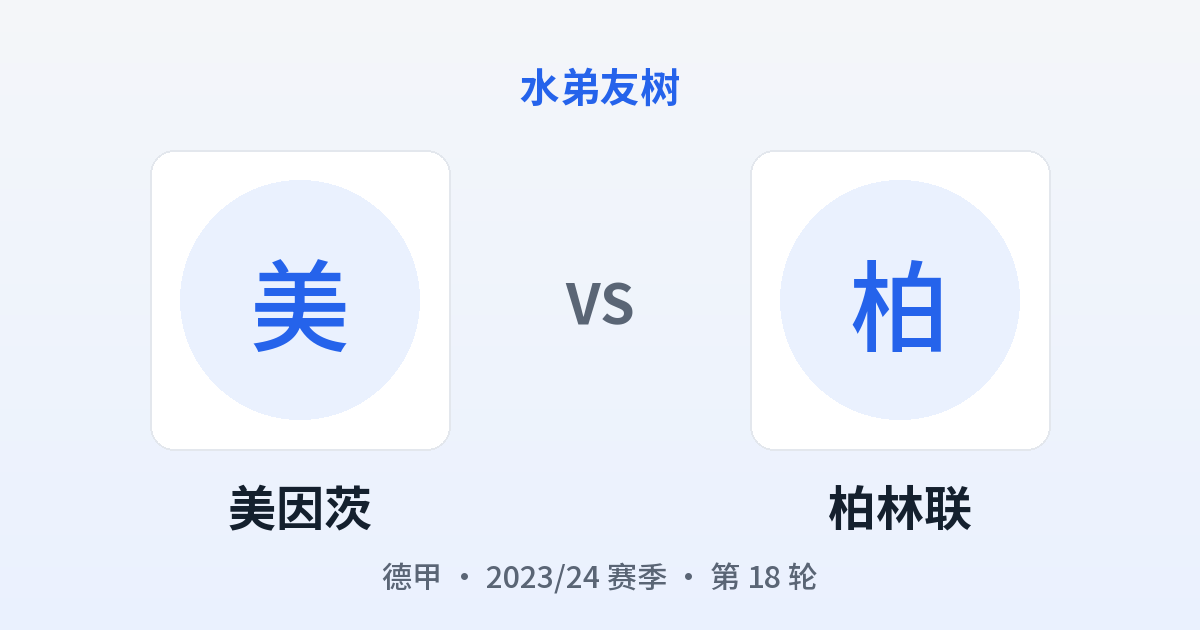 美因茨 vs 柏林联 对阵分享图