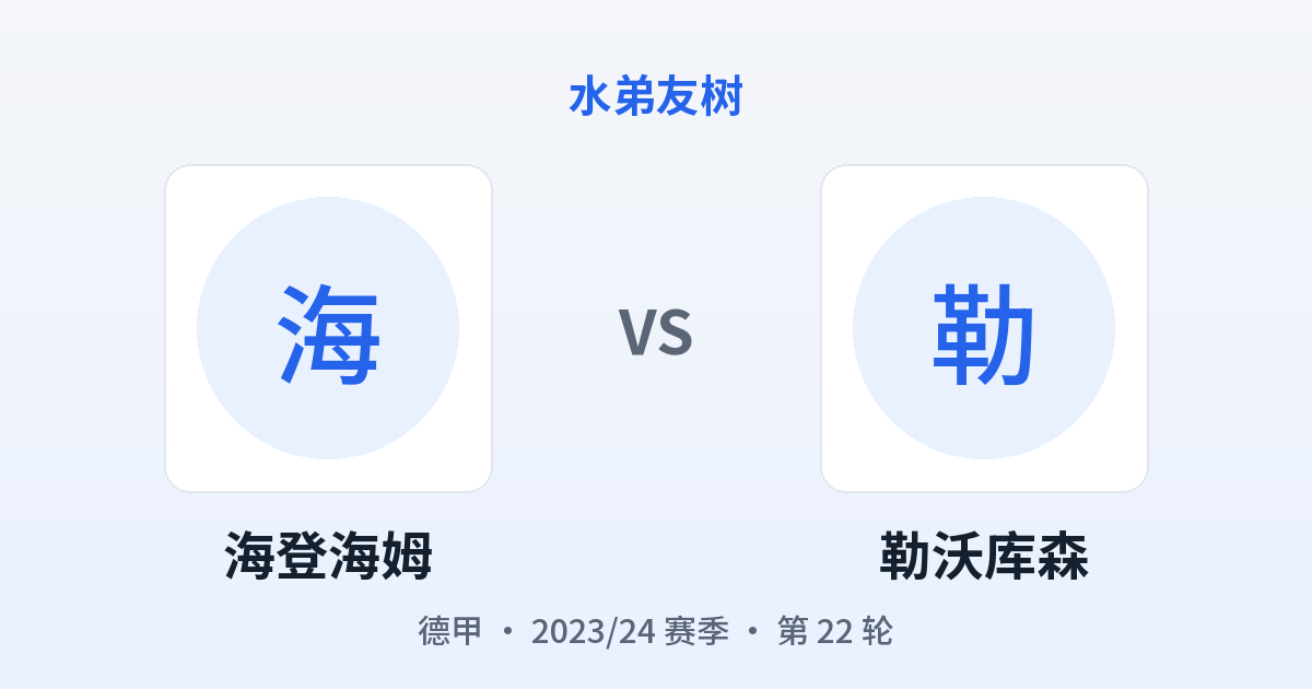 海登海姆 vs 勒沃库森 对阵分享图