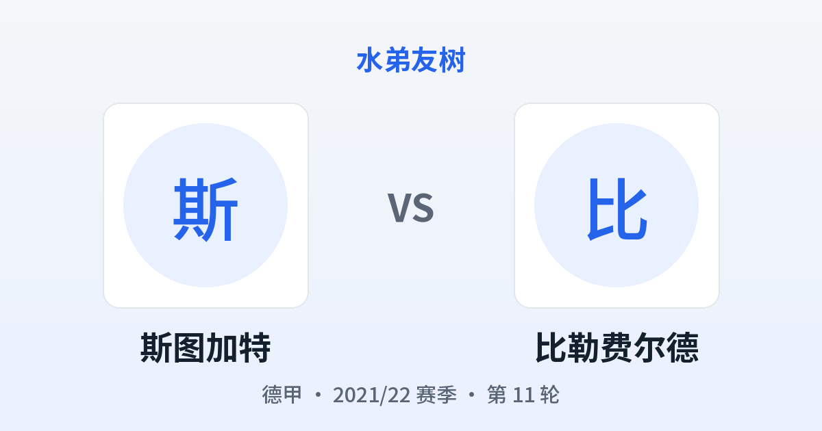 斯图加特 vs 比勒费尔德 对阵分享图