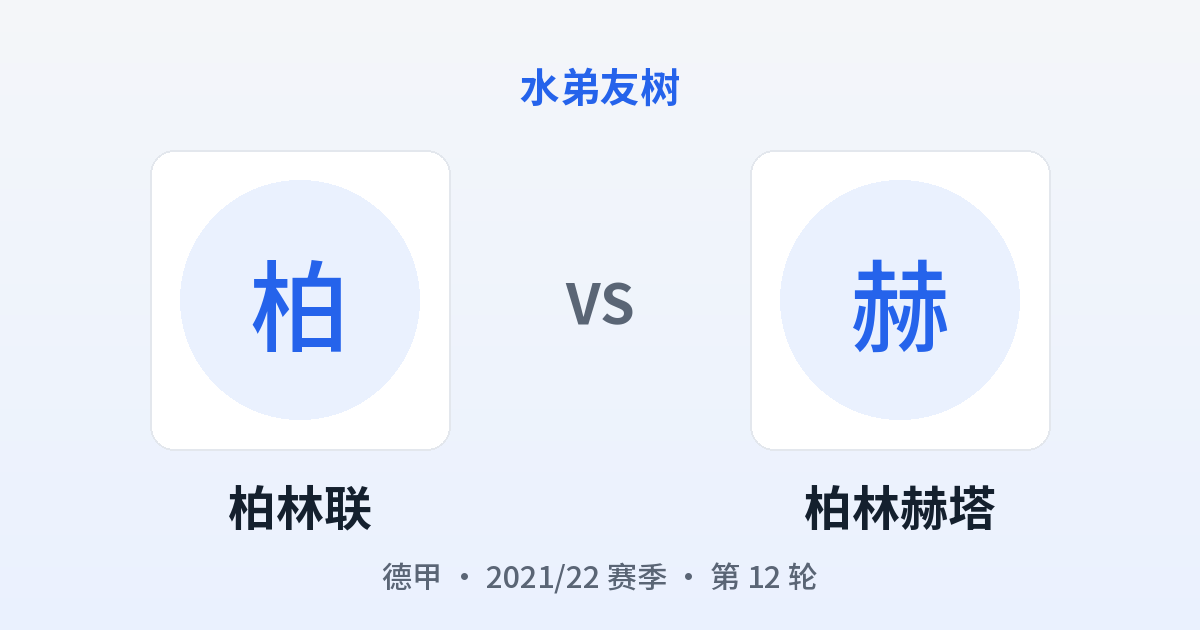 柏林联 vs 柏林赫塔 对阵分享图